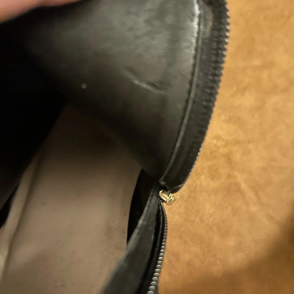 Vince Camuto Black Suede and Leather Booties - Picture 9 of 9